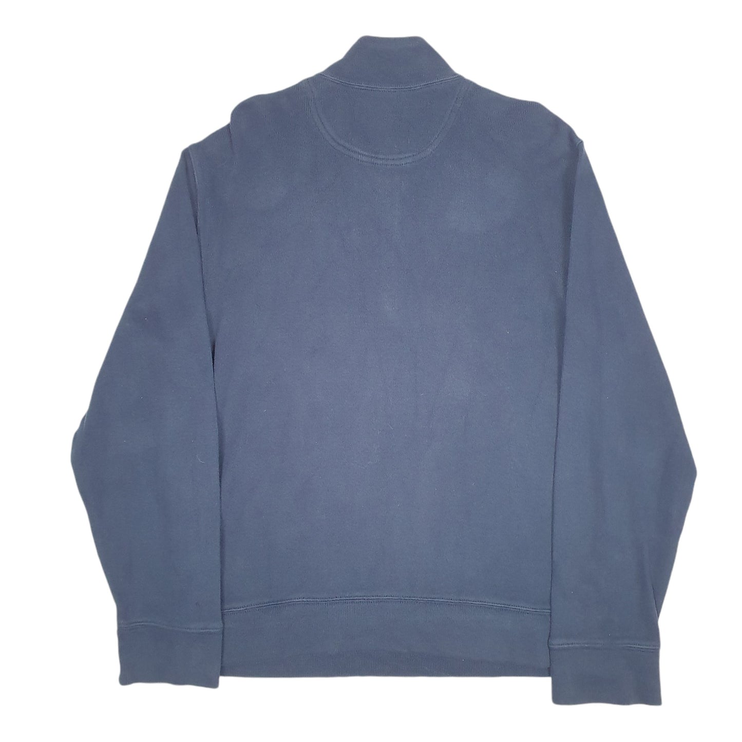 Mens Navy Lands End  Quarter Zip Jumper