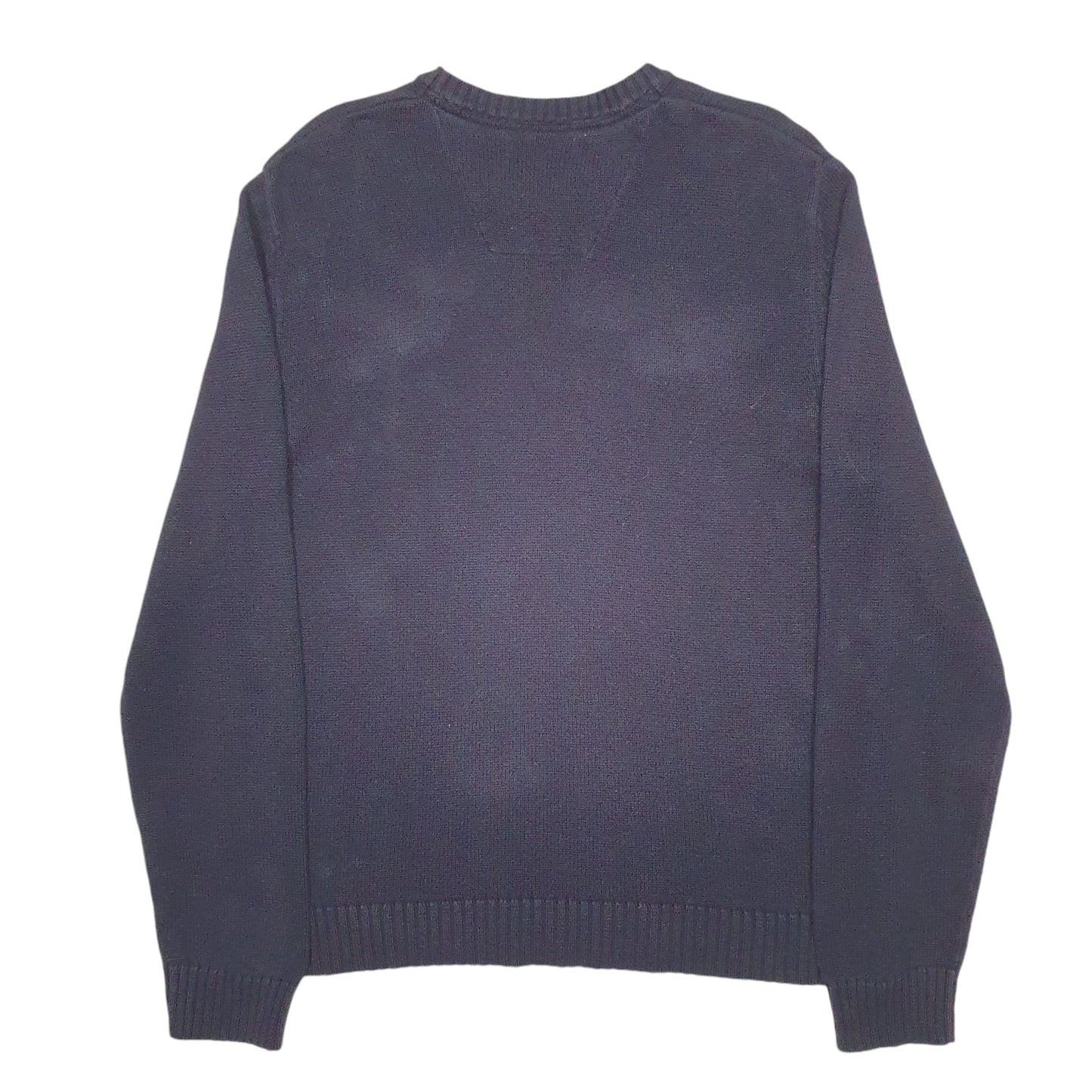 Mens Navy Nautica Knit Crewneck Jumper