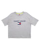 Womens Grey Tommy Hilfiger Spellout Short Sleeve T Shirt