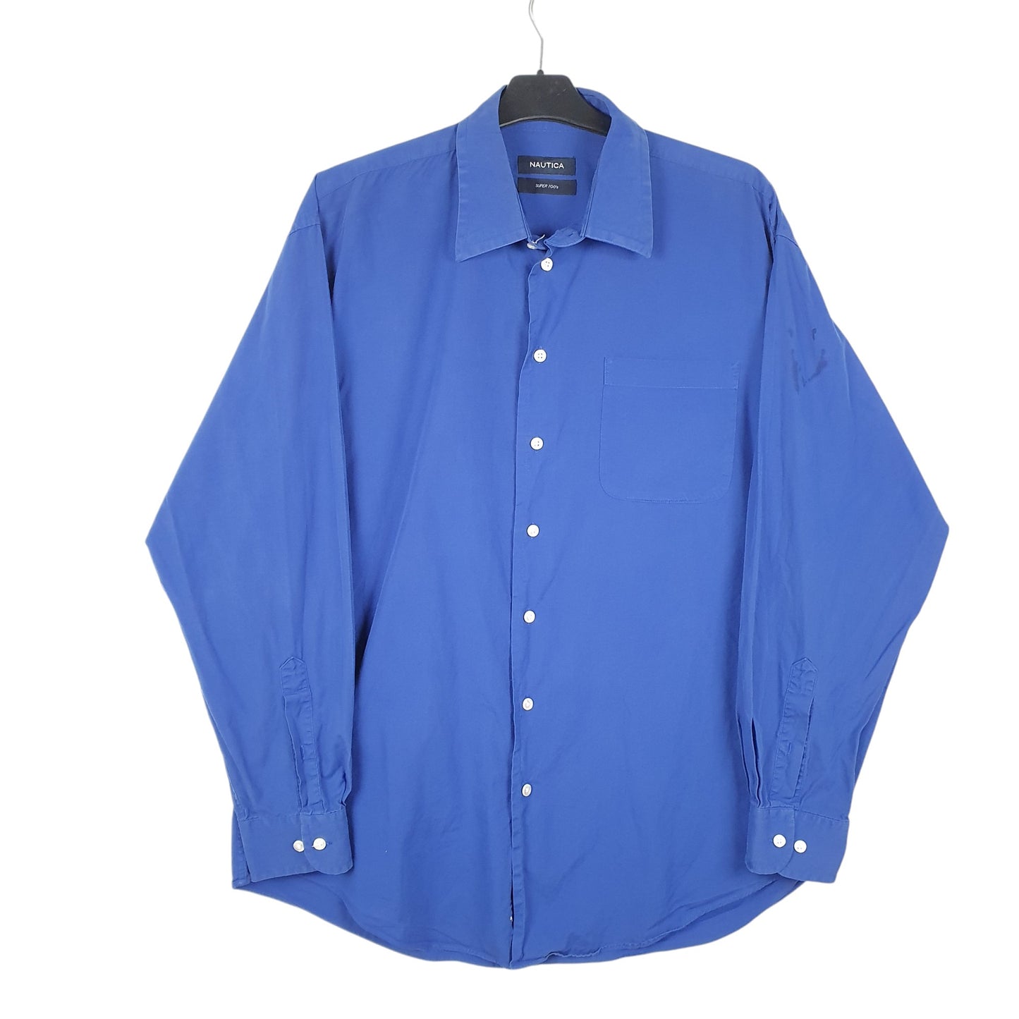 Mens Blue Nautica  Long Sleeve Shirt