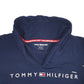 Womens Navy Tommy Hilfiger Spellout Turtle Neck Jumper