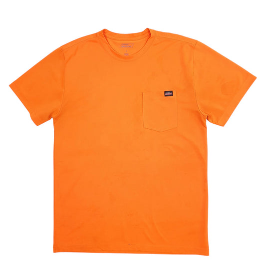 Mens Orange Dickies  Short Sleeve T Shirt