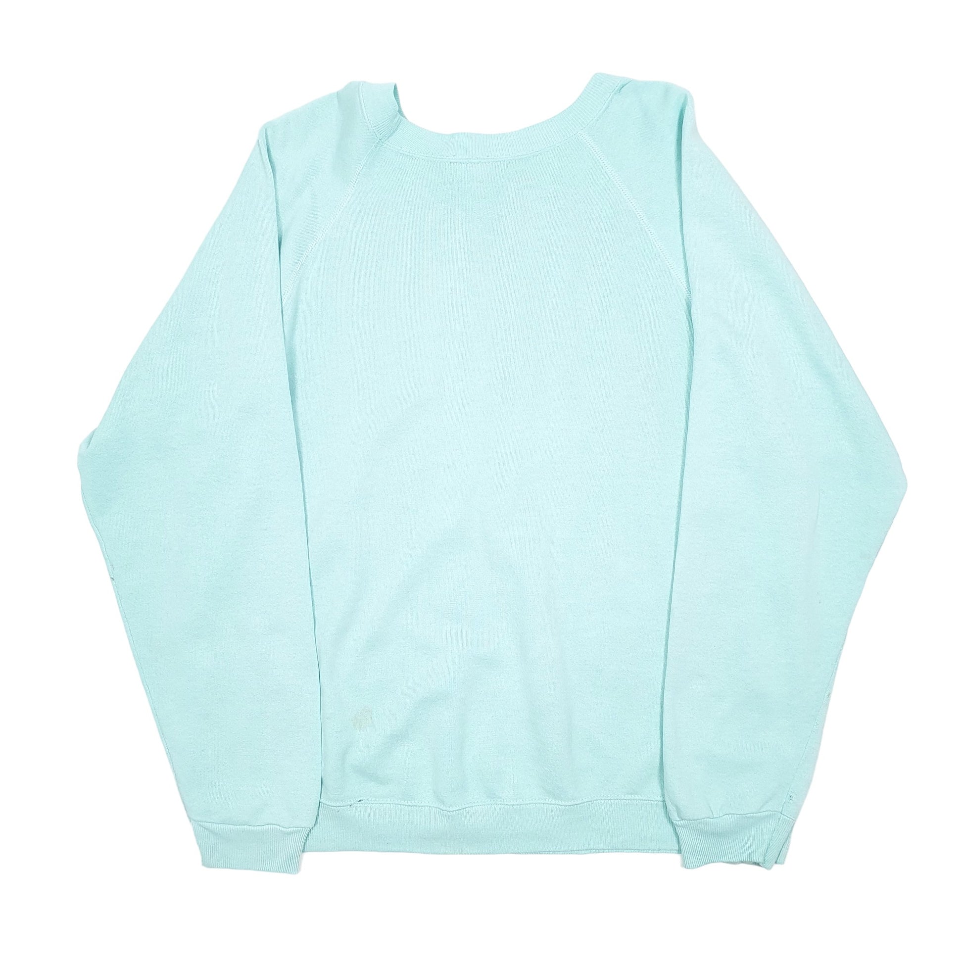 Mens Green Hanes Vintage Ducks Wildlife Made In USA 90s Crewneck Jumper