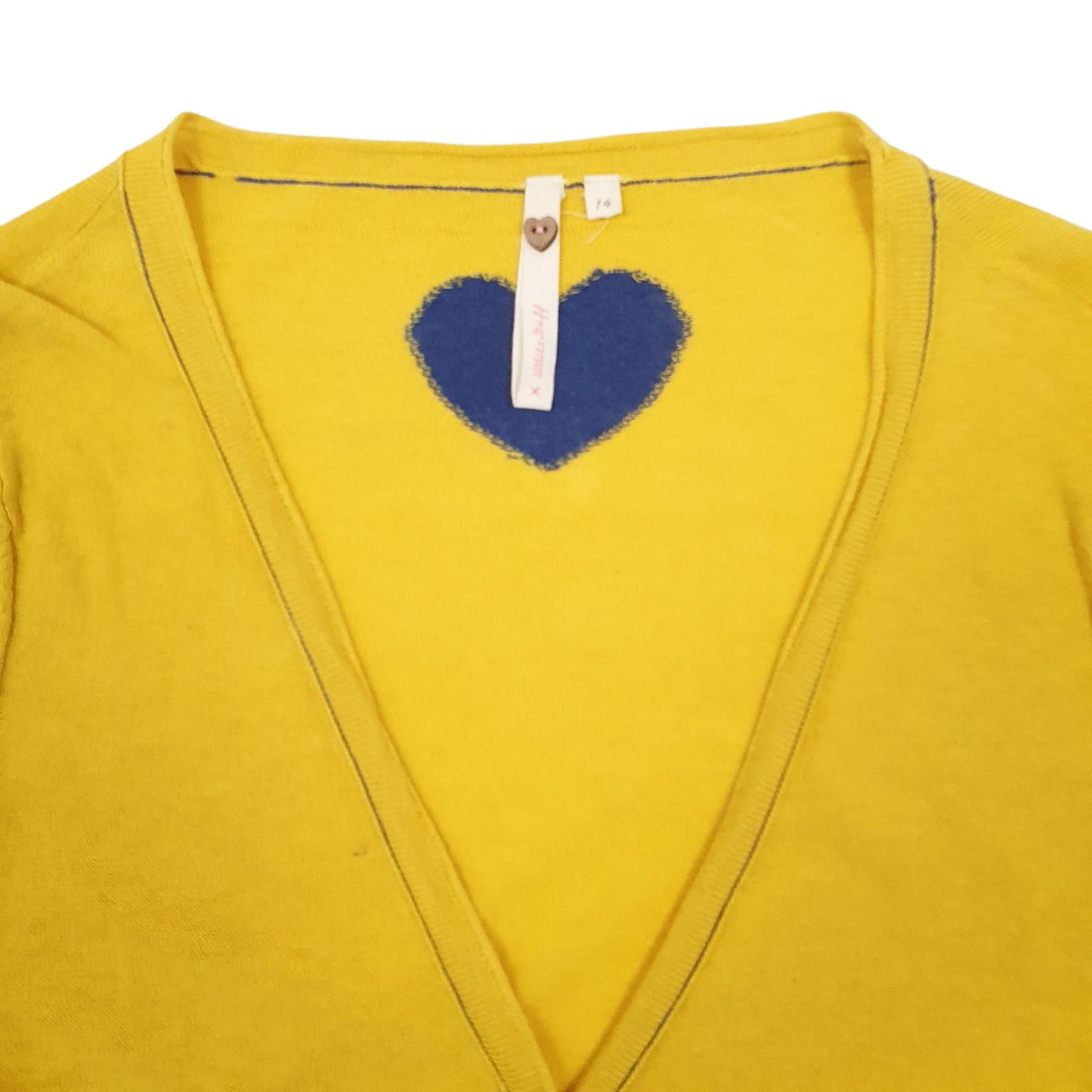 Womens Yellow White Stuff  Cardigan Jumper