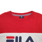 Mens Navy Fila Spellout Crewneck Jumper