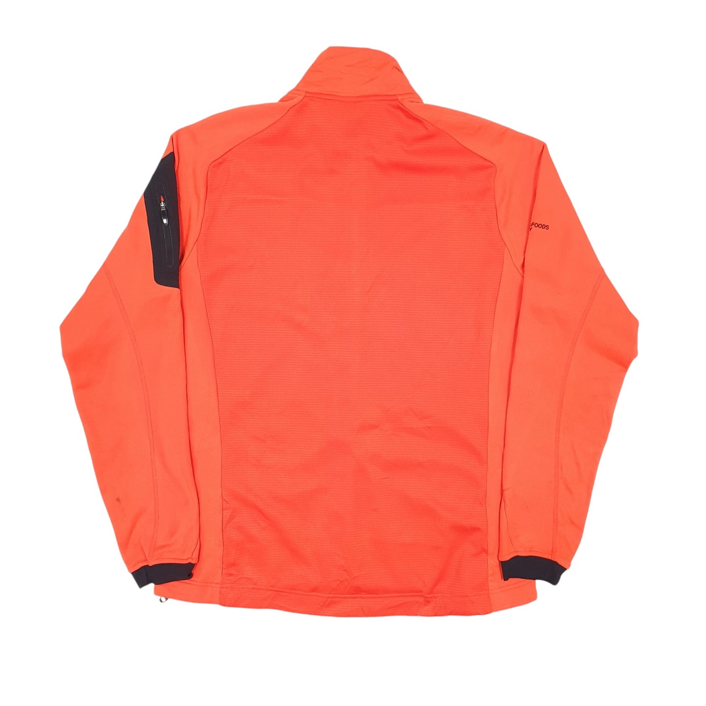 Mens Orange Adidas Terrex Stretch Full Zip Jumper