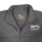 Mens Grey Carhartt Workwear Myers Building Specialist Timberlake Cabinetry Quarter Zip Jumper