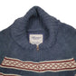 Mens Grey Bluenotes  Full Zip Jumper