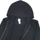 Womens Black H&M  Full Zip Jumper