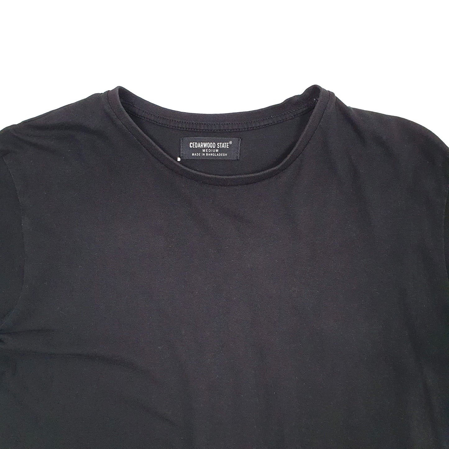 Mens Black Cedarwood State  Short Sleeve T Shirt