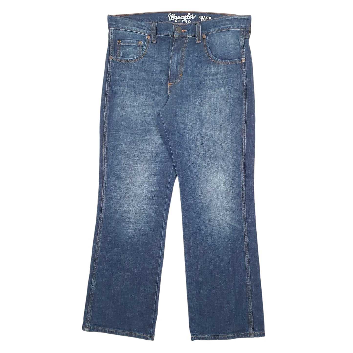Mens Blue Wrangler Relaxed Retro WRT20JH JeansW32 L30
