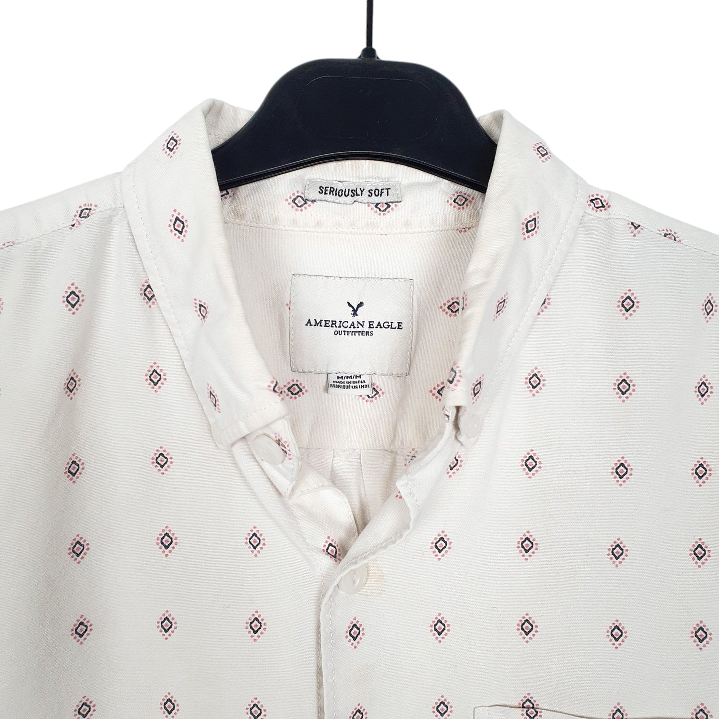 Mens White American Eagle Outfitters  Short Sleeve Shirt