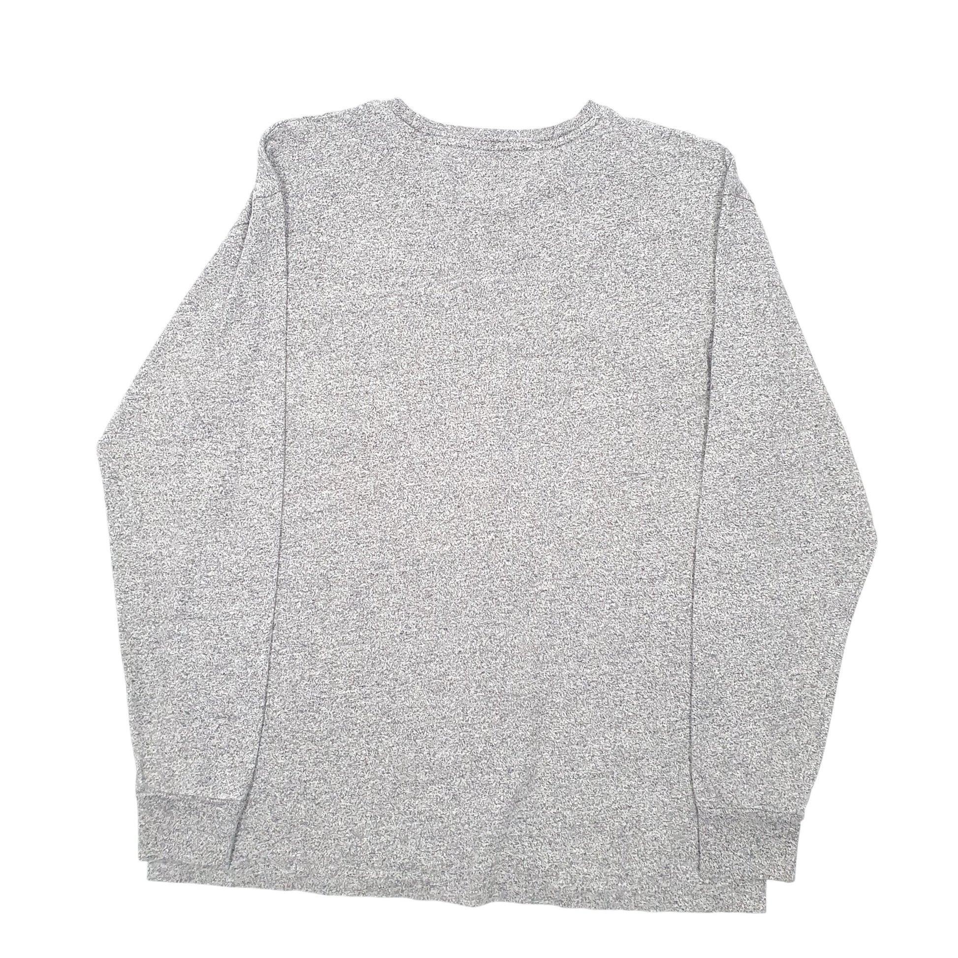 Mens Grey Polo Ralph Lauren Pocket Long Sleeve T Shirt