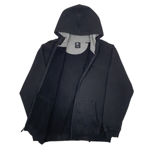 Mens Black Starter  Full Zip Jumper