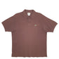 Mens Brown Lacoste  Short Sleeve Polo Shirt