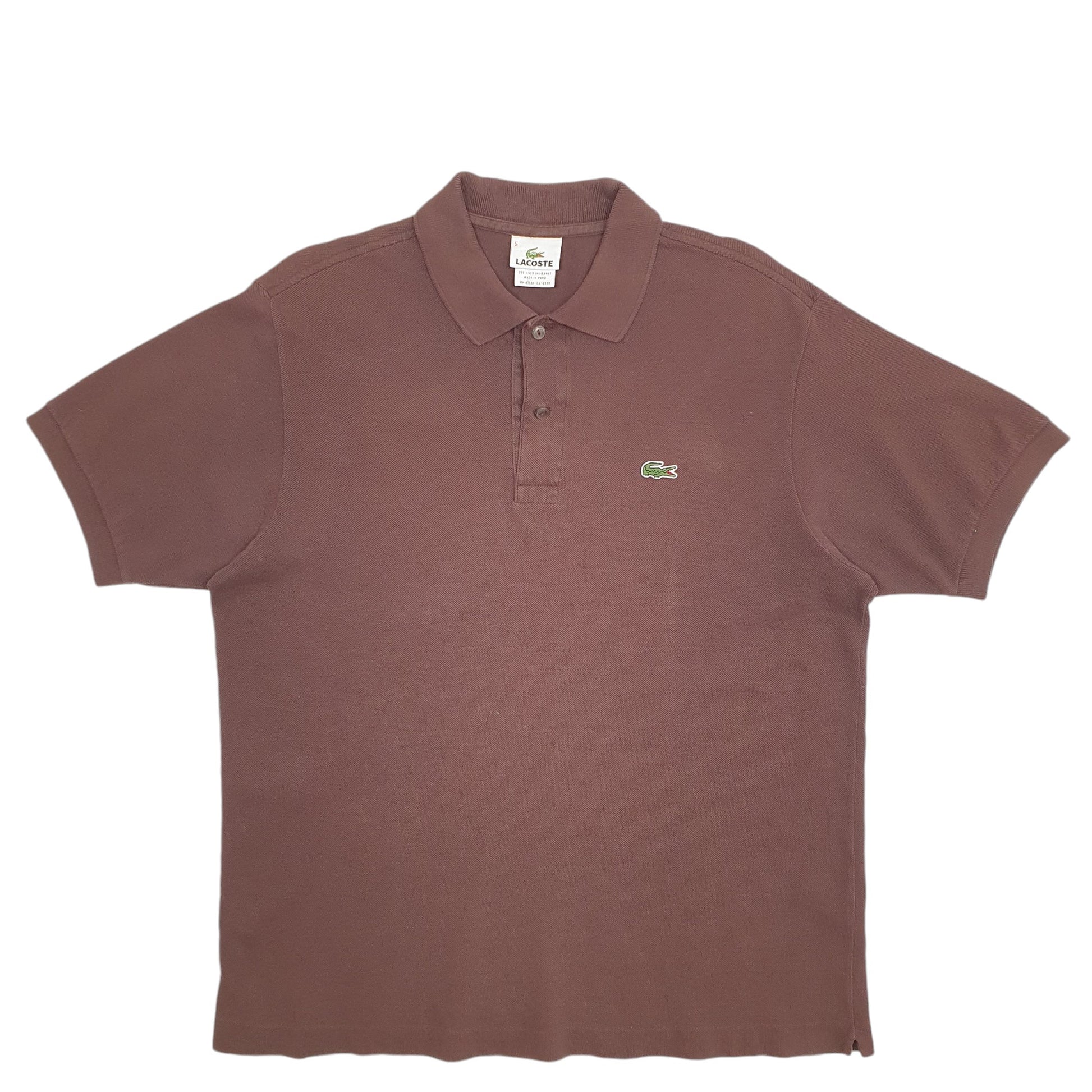 Mens Brown Lacoste  Short Sleeve Polo Shirt