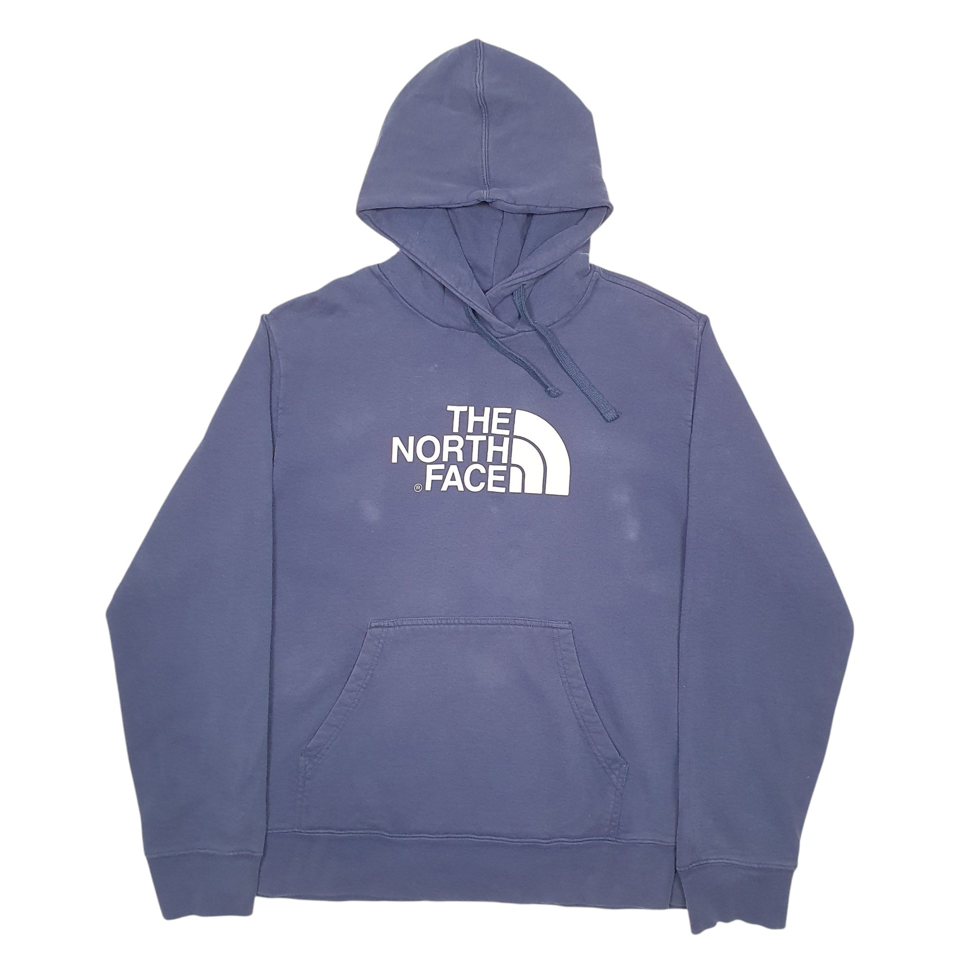 Mens Navy The North Face Spellout Hoodie Jumper