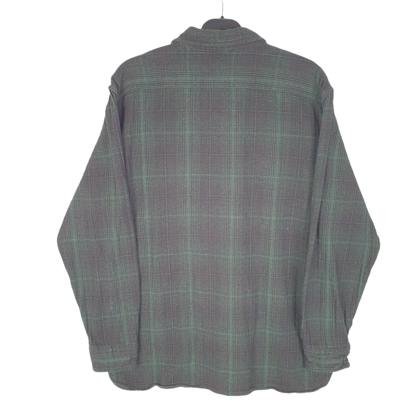 Mens Green Levis Flannel Overshirt Shacket Long Sleeve Shirt
