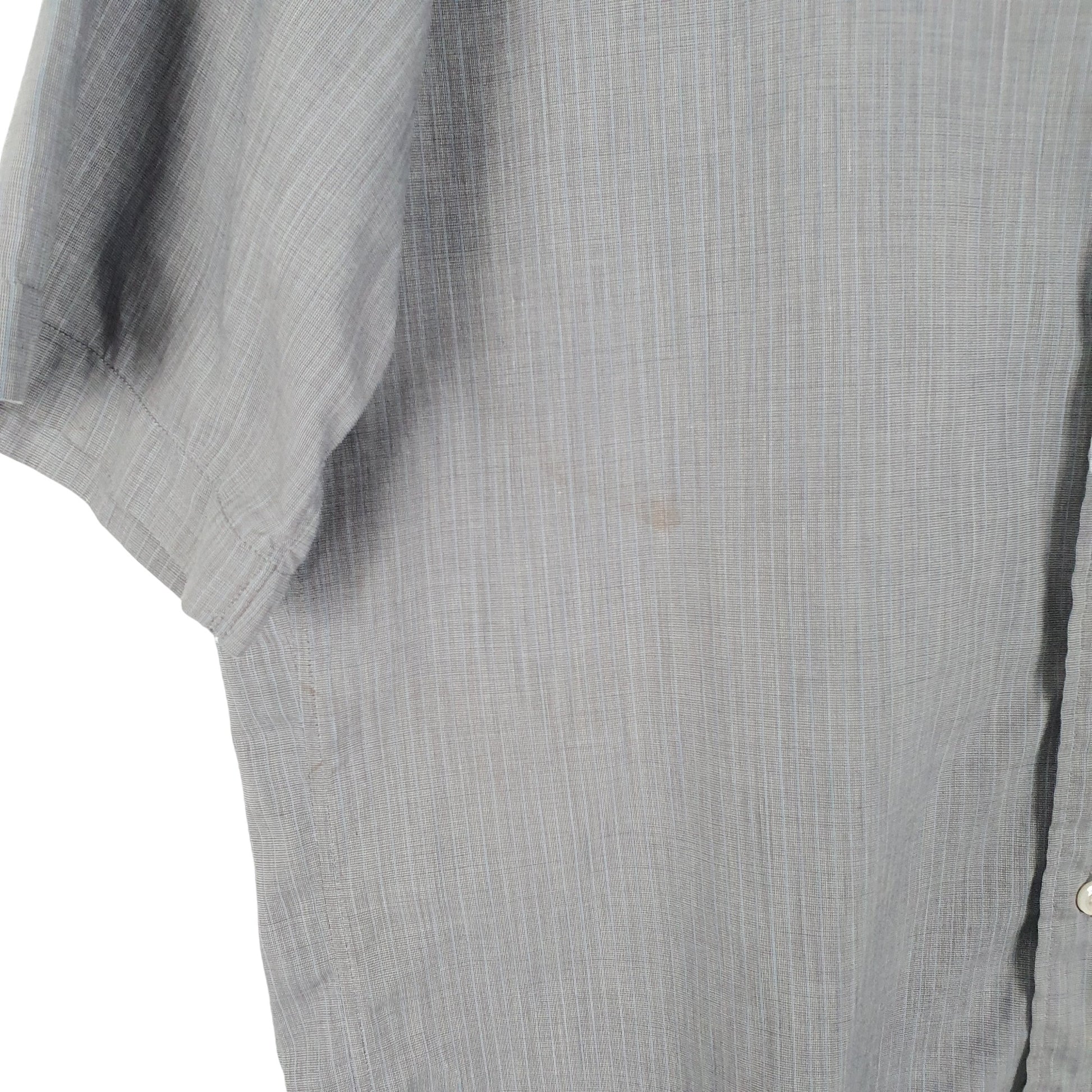 Mens Grey Christian Dior Made In USA Short Sleeve Shirt