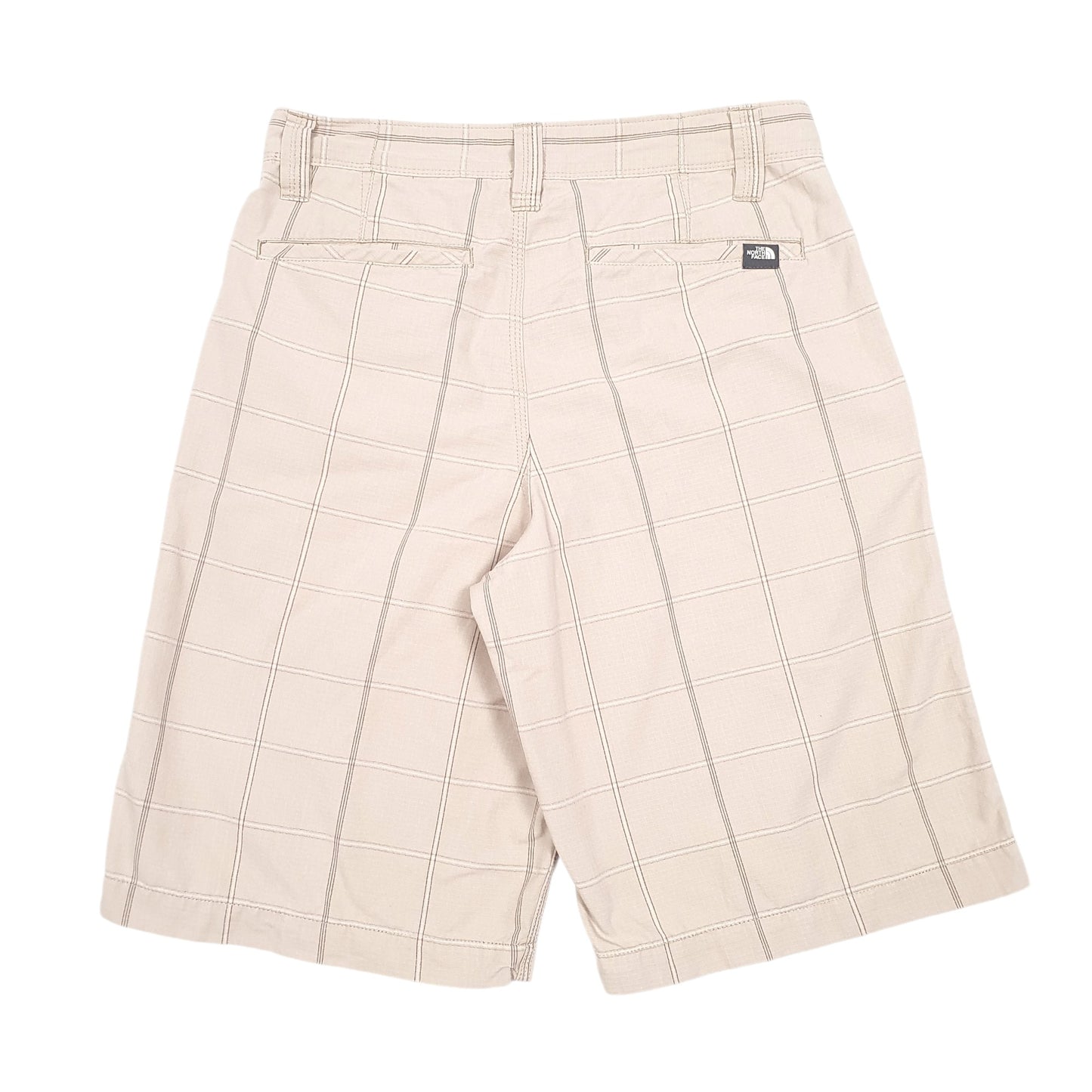 Mens Beige The North Face Check Grid Chino Shorts
