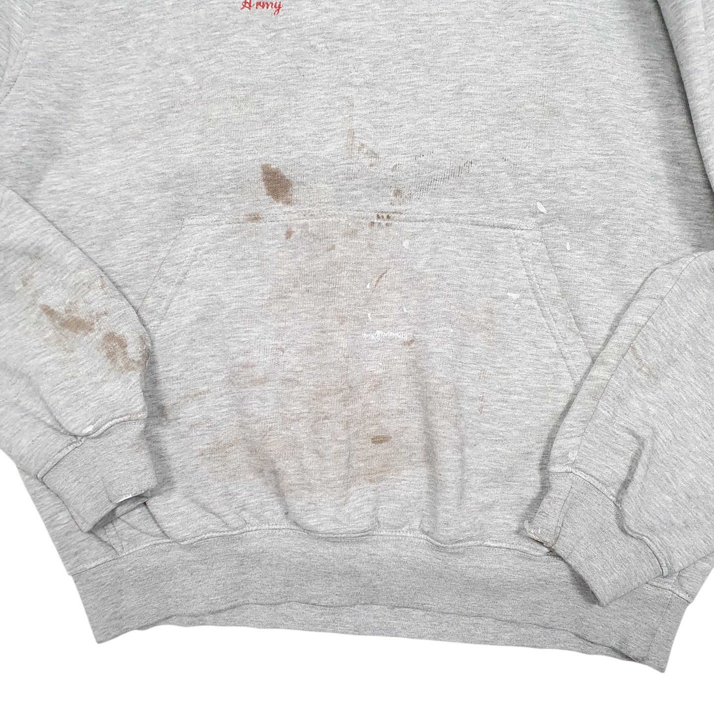 Mens Grey Nike Indiana National Guard Army Hoodie Jumper