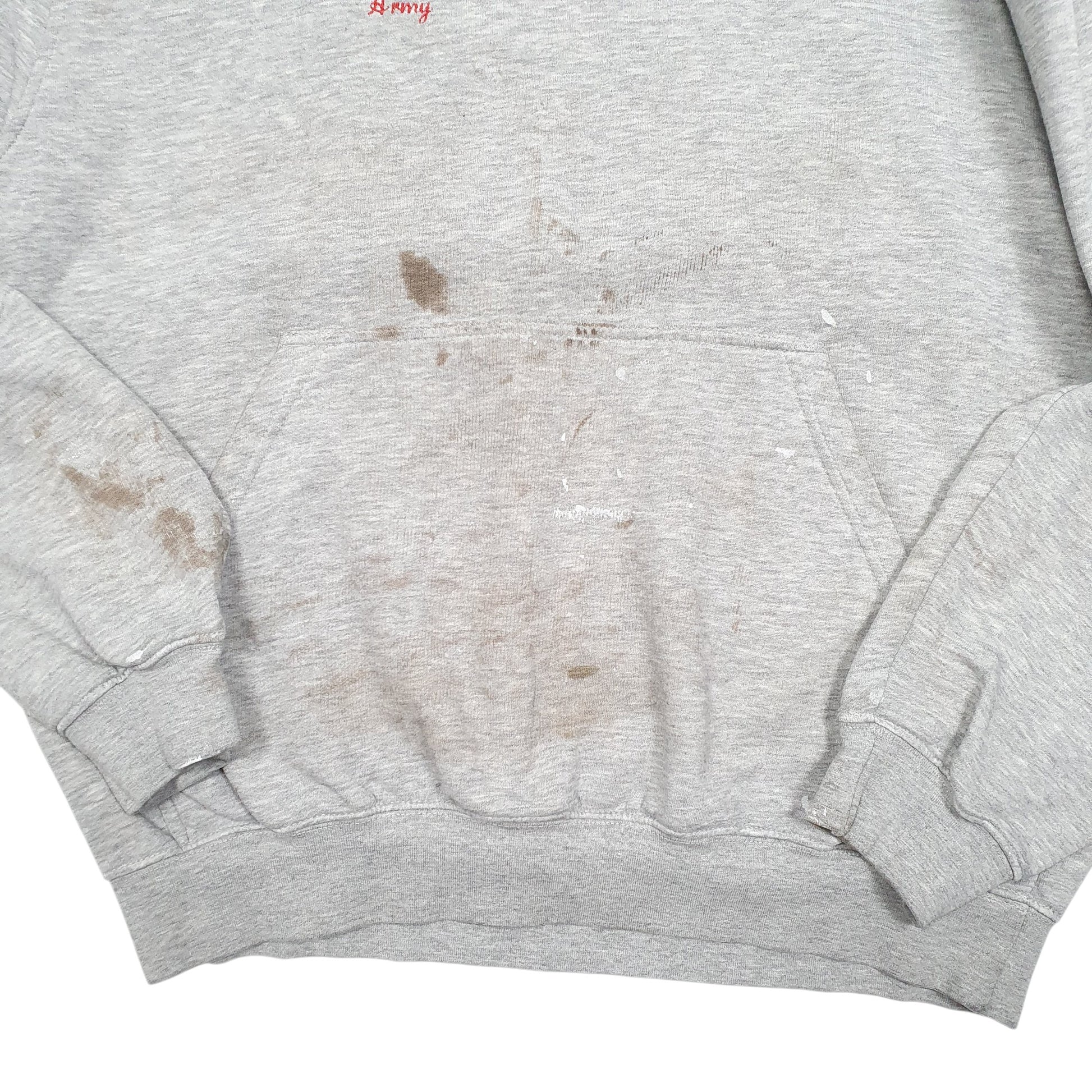 Mens Grey Nike Indiana National Guard Army Hoodie Jumper