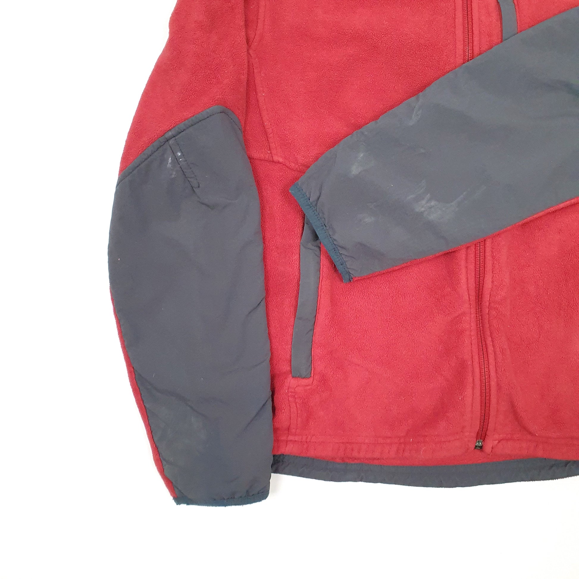 Mens Red LL Bean  Full Zip Jumper