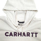 Womens Cream Carhartt Spellout Hoodie Jumper