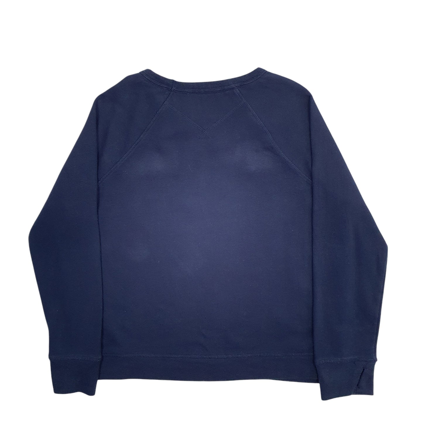 Womens Navy Tommy Hilfiger Spellout Crewneck Jumper
