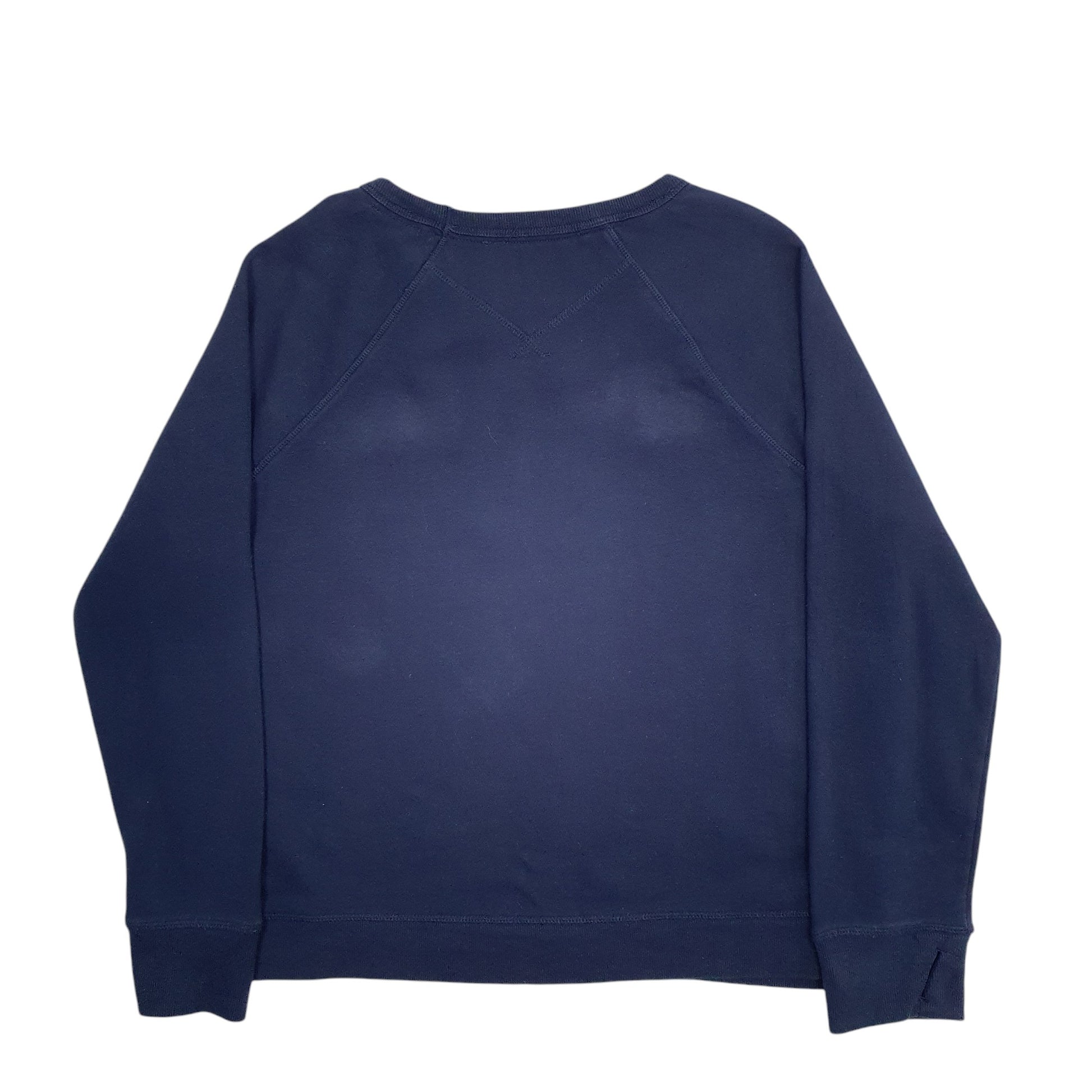 Womens Navy Tommy Hilfiger Spellout Crewneck Jumper