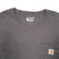 Mens Grey Carhartt  Long Sleeve T Shirt