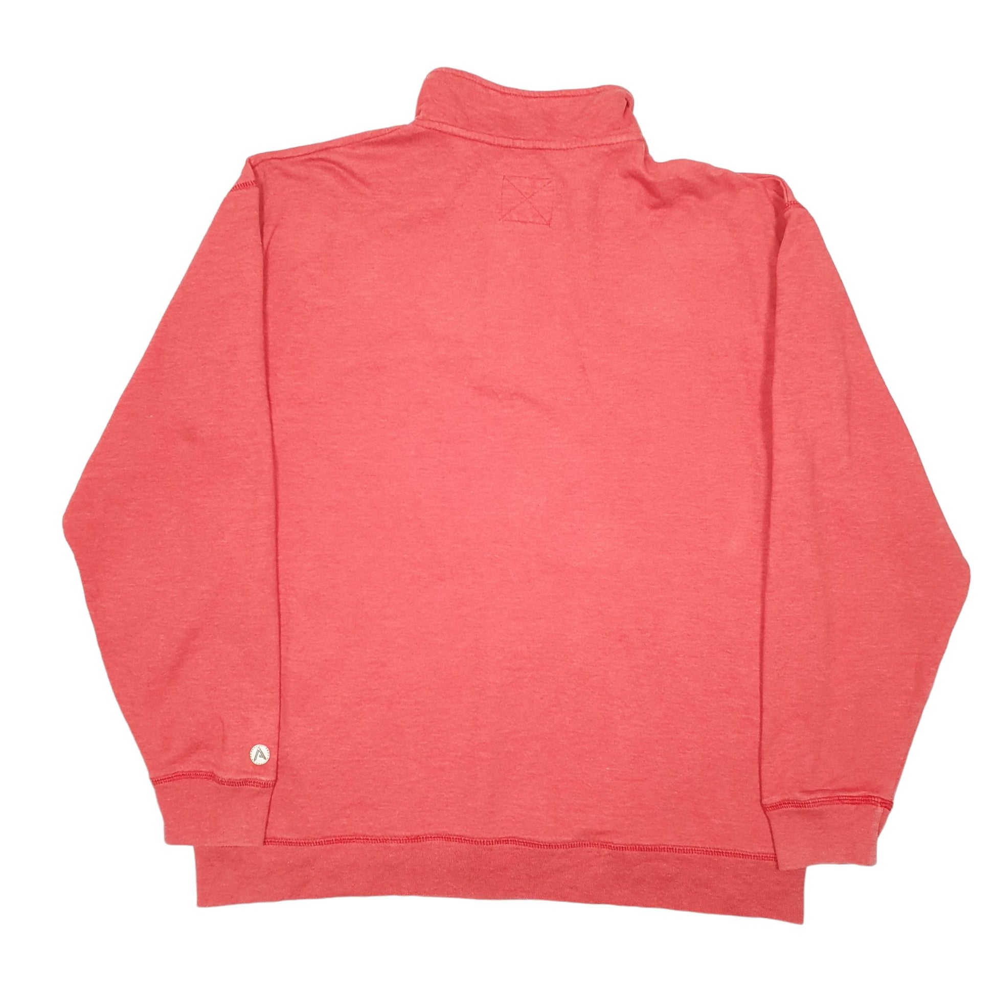 Mens Red Alta Gracia Otterbein University Ohio USA Quarter Zip Jumper