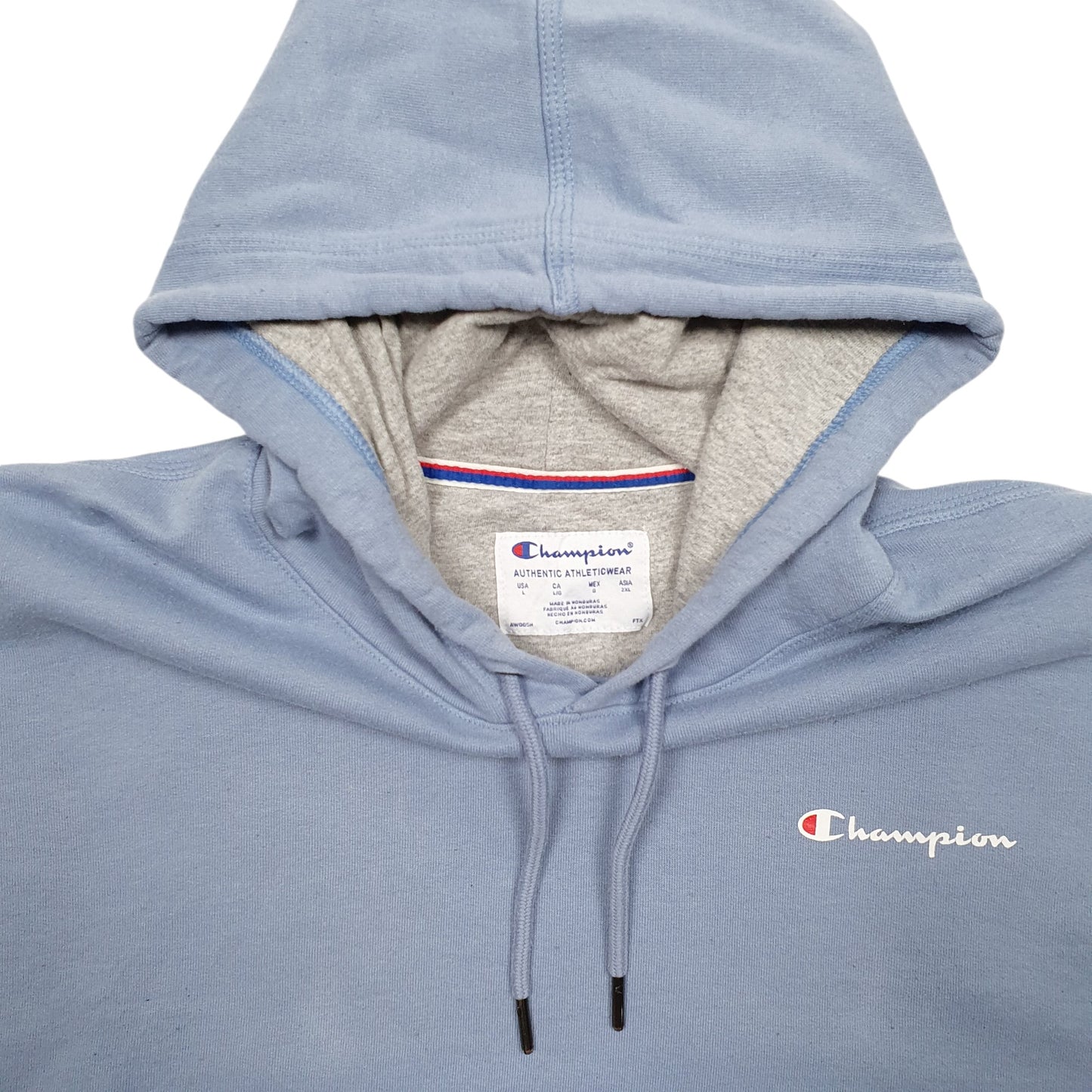 Mens Blue Champion  Hoodie Jumper
