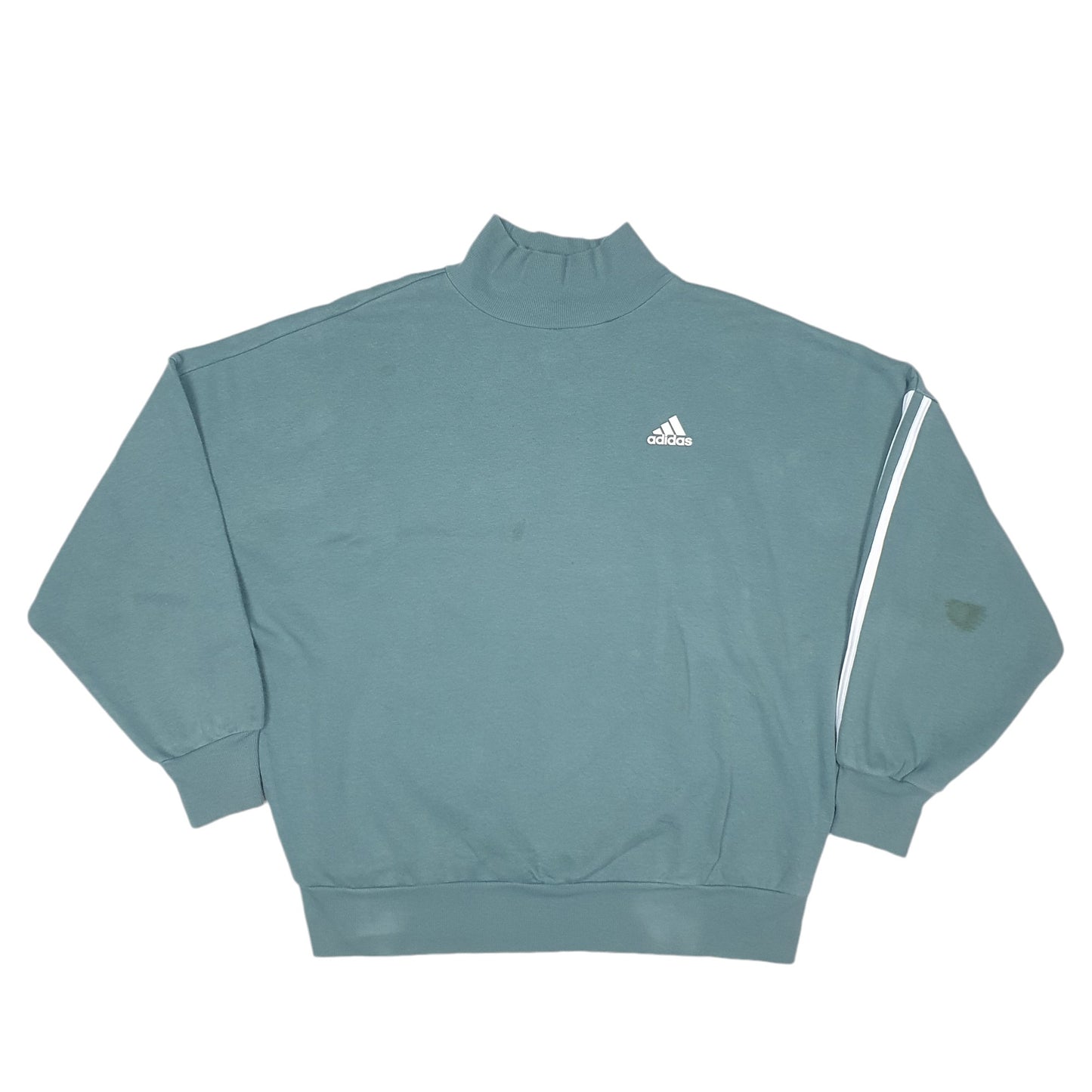 Womens Green Adidas  Crewneck Jumper