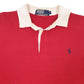 Mens Red Polo Ralph Lauren  Long Sleeve Polo Shirt