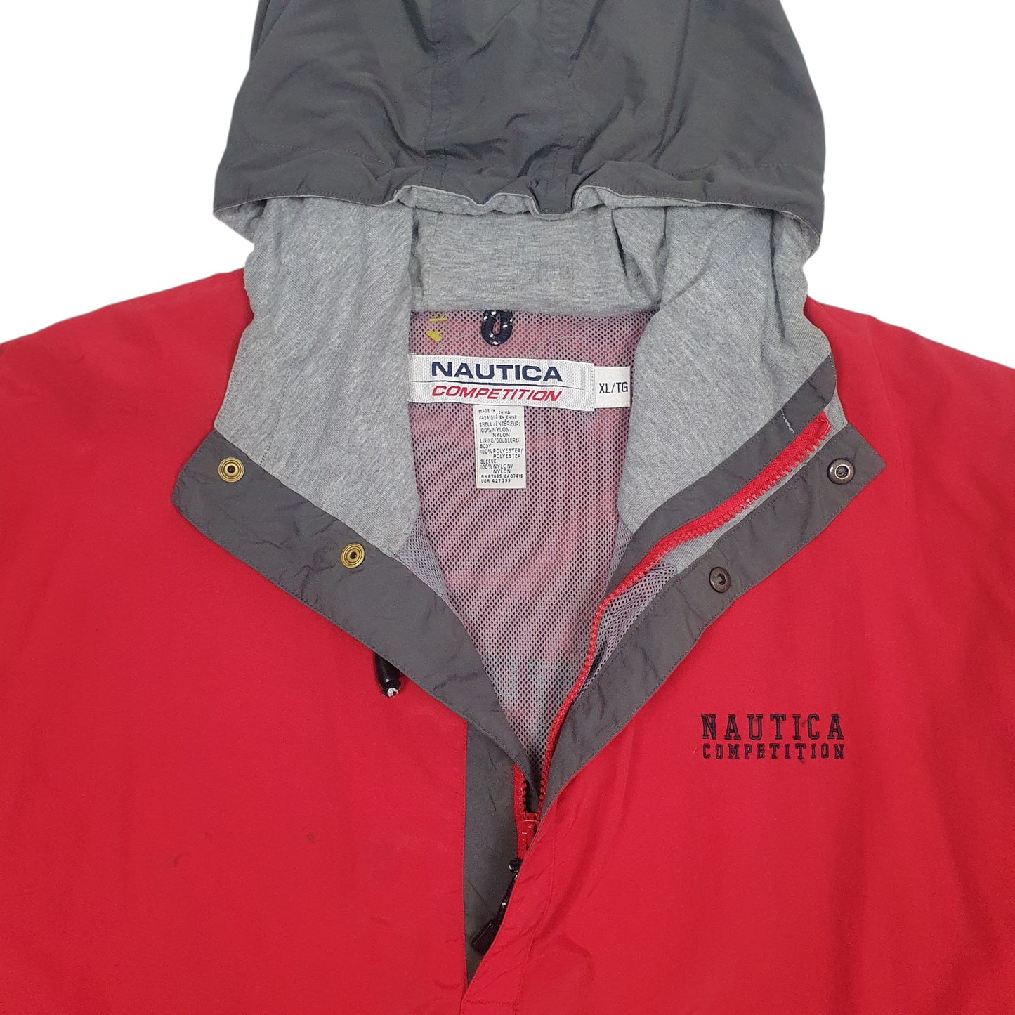 Mens Red The North Face Competition Vintage Spellout  Coat