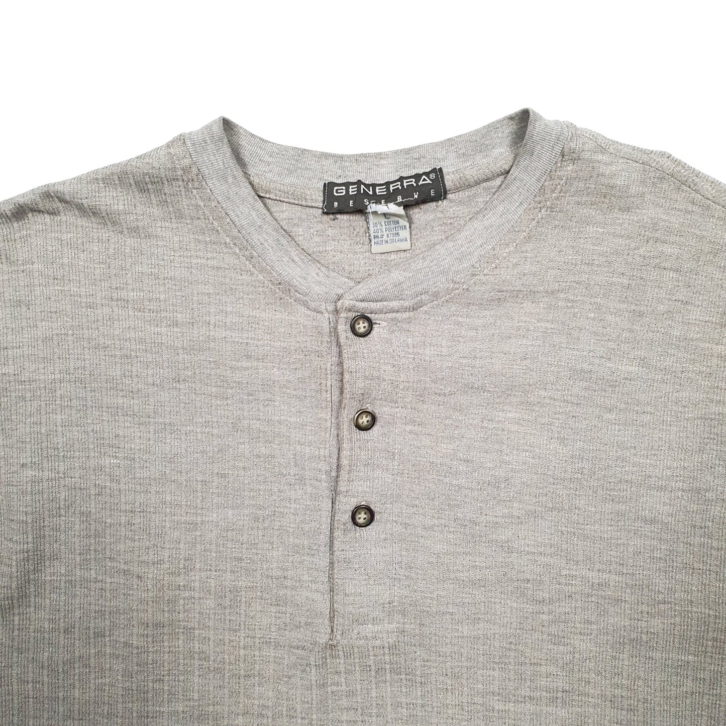 Mens Grey Generra Reserve  Crewneck Jumper