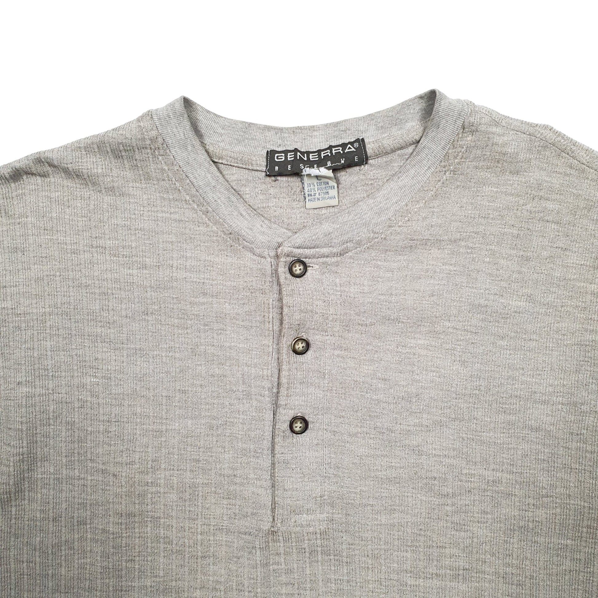 Mens Grey Generra Reserve  Crewneck Jumper