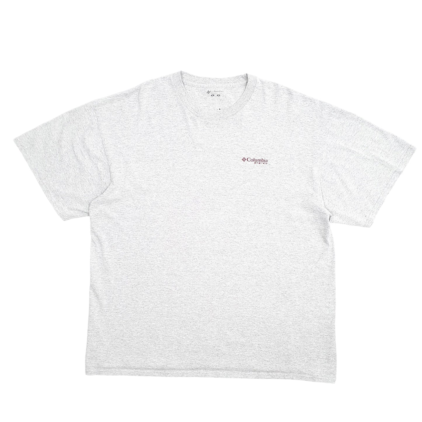 Mens Grey Columbia Sportswear PFG Fishing Short Sleeve T Shirt