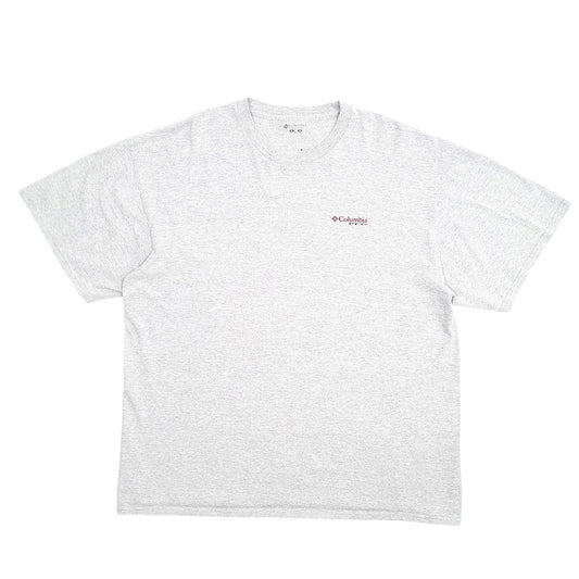 Mens Grey Columbia Sportswear PFG Fishing Short Sleeve T Shirt