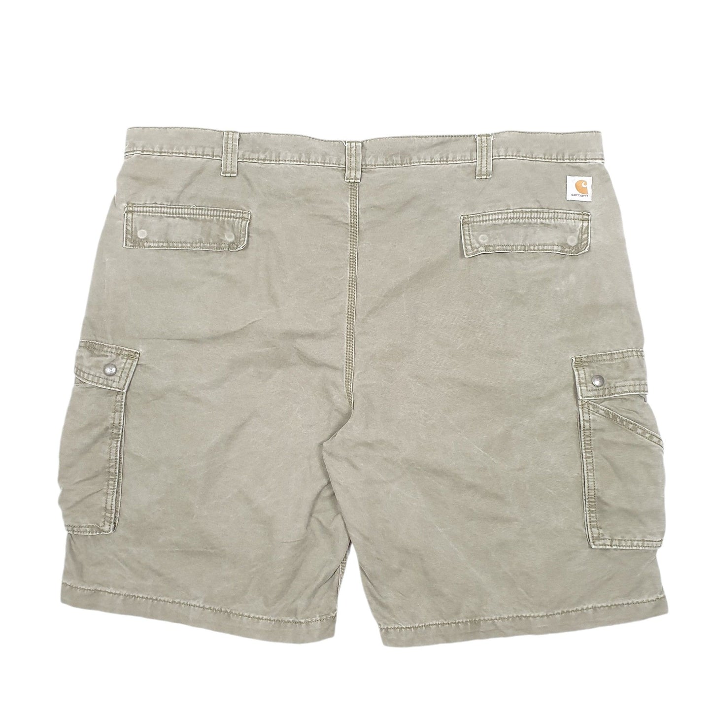 Mens Khaki Carhartt Workwear 100277 Combat Relaxed Cargo Shorts
