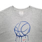 Mens Grey Nike Basketball Short Sleeve T Shirt