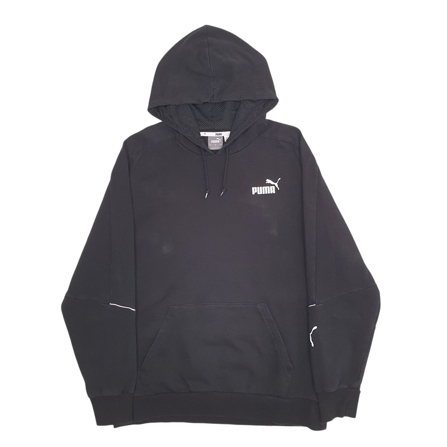 Mens Black Puma  Hoodie Jumper