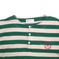 Mens Green Hugo Boss Stripes Long Sleeve T Shirt
