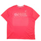 Mens Red Nike Wolf Pack Lacrosse Dri Fit Short Sleeve T Shirt