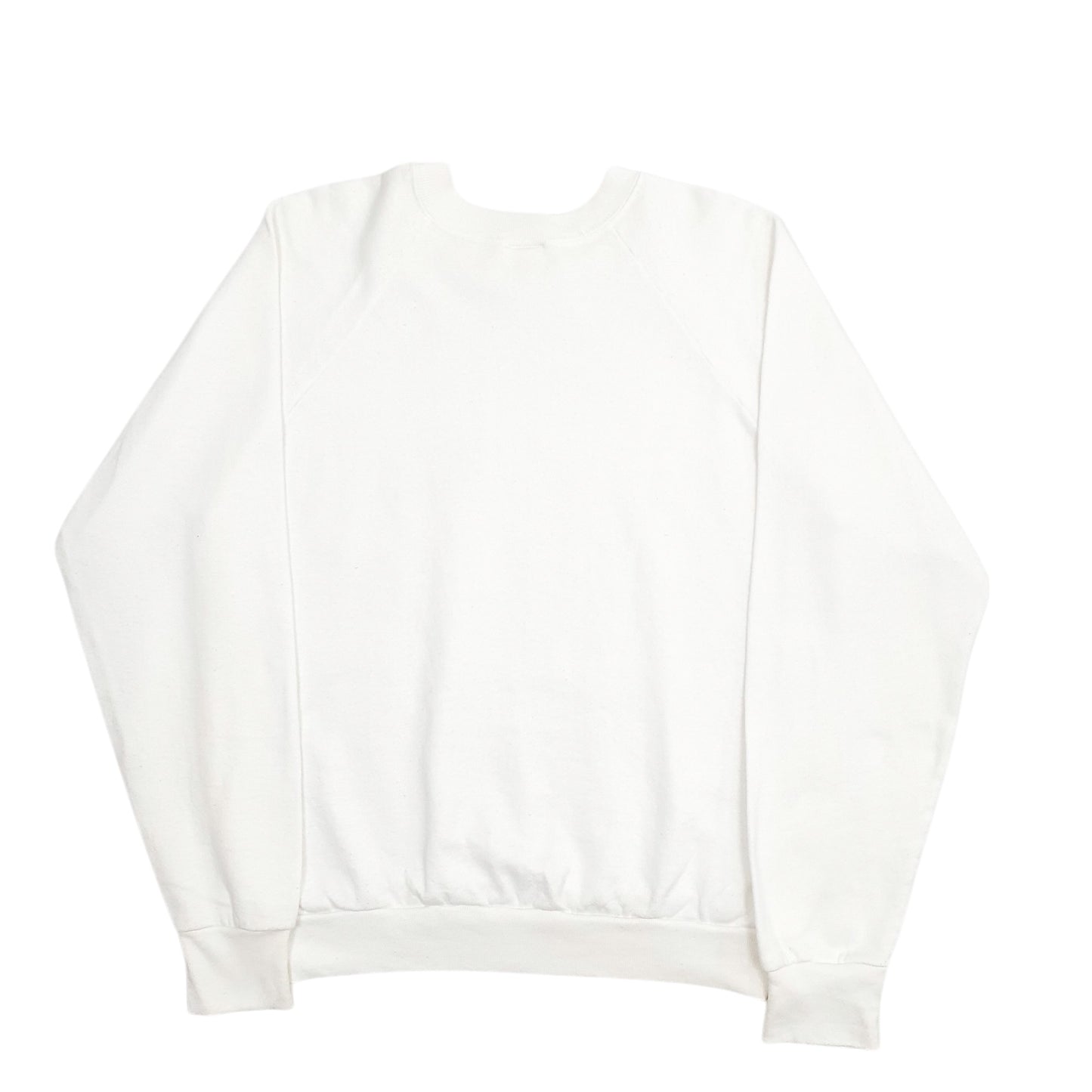 Mens White Fruit Of The Loom Sailing 90's Vintage Made In Canada Crewneck Jumper