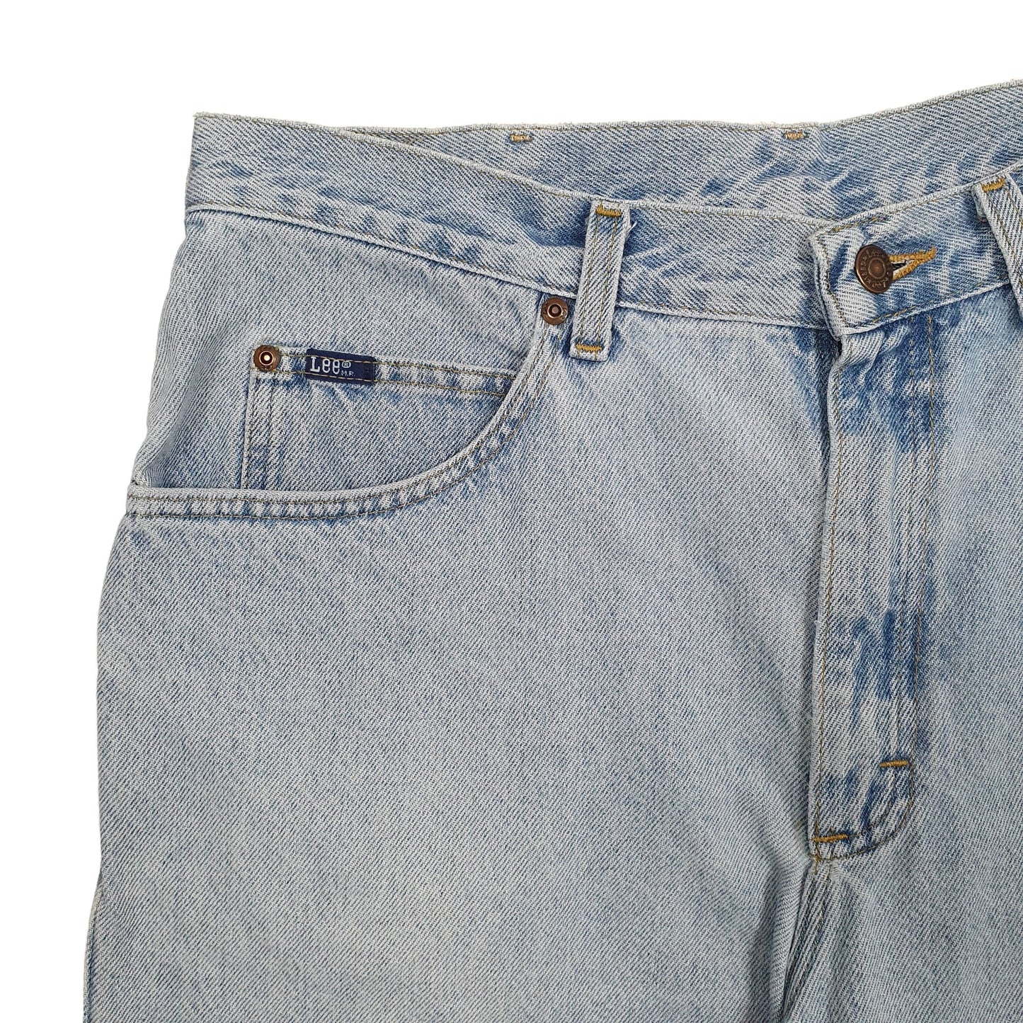 Mens Blue Lee Vintage 1990s Denim Shorts