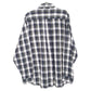 Mens Navy L.L.Bean Flannel Overshirt Long Sleeve Shirt