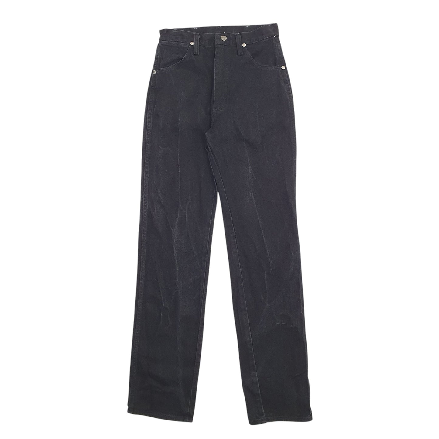 Womens Black Wrangler Made In USA Vintage 90's Casual JeansW26 L32