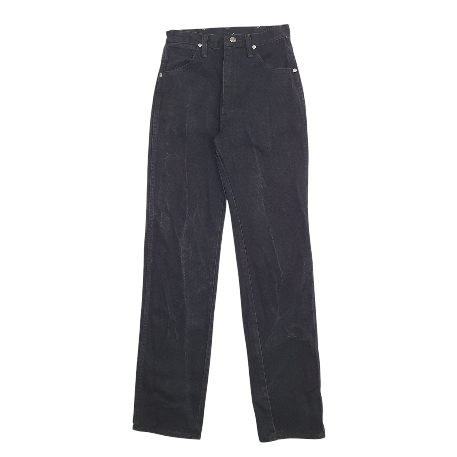 Womens Black Wrangler Made In USA Vintage 90's Casual JeansW26 L32